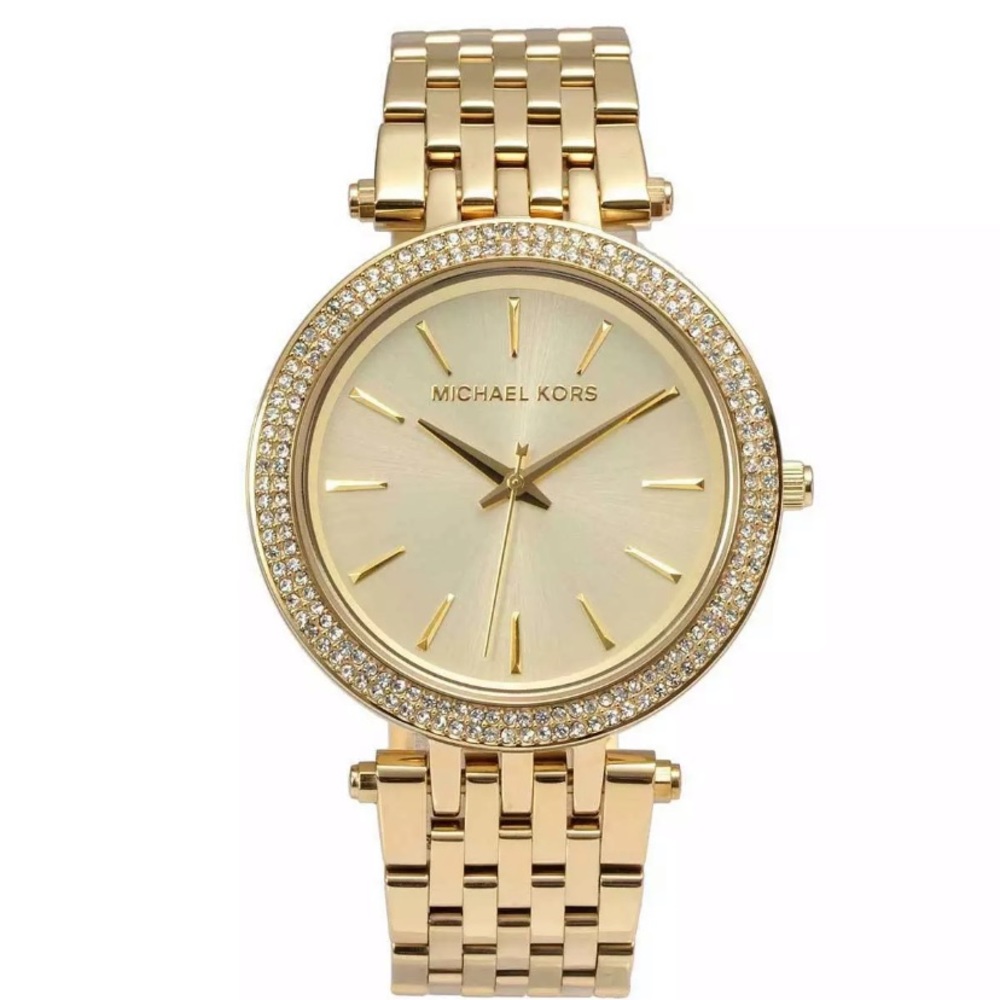NWT MICHAEL KORS WOMEN’S DARCI GOLD QUARTZ WATCH